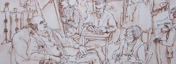 Jeudi - Scène d'atelier (65) : sépia