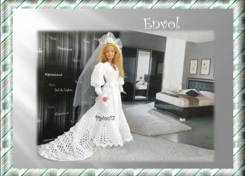  Envol : Robe Barbie mariée 