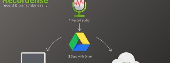 Recordense : Faciliter la transcription audio en texte