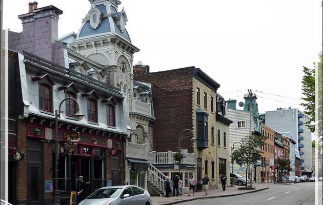 Balade pédestre dans les ruelles du Vieux Québec - Canada