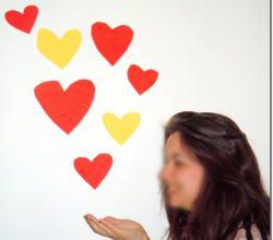 DIY : Une carte coeurs pour la Fête des Mères, des Pères et des gens qu'on aime !