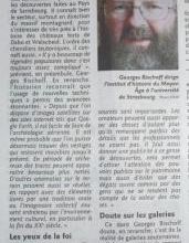 Georges Bischoff, Directeur de l'institut d'histoire du Moyen âge de l'université de Marc-Bloch de Strasbourg. (Olivier Simon)