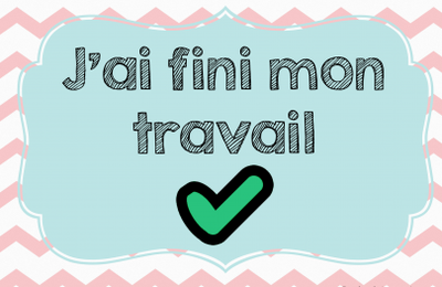 J'ai fini...je peux...