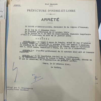 Dissidence à Tours des Antoinistes Traditionalistes