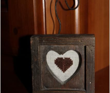 Petit coeur brodé