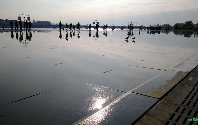 le miroir d'eau à Bordeaux