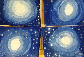 [arts plastiques] nuit étoilée