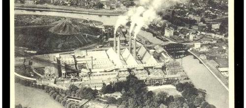Angleur - vue aérienne - mines et fonderie de zinc 