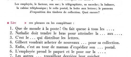 Au bureau de poste