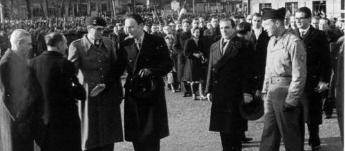 * TRESORS D'ARCHIVES  : photographies de  la 1ère DFL à Guéret (décembre 1944)