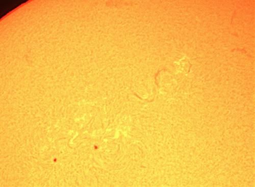 2022-02-27-Some small spots on the Sun