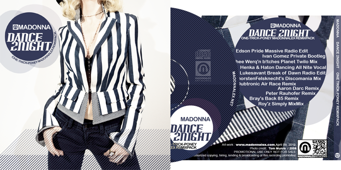 Dance 2night de Madonna - One-Trick-Poney RemixPack