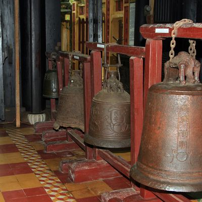 dans les rues autour de la pagode de Phuc Thanh