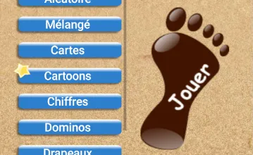 Jeux de mémory sous Android (4 à 16 cartes - 16 à 100 cartes) 
