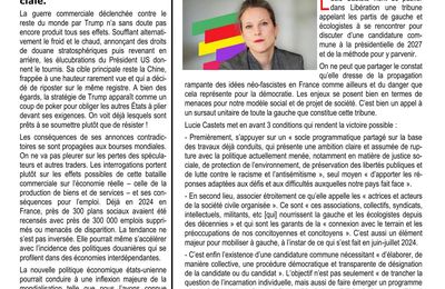 L'Appel de Lucie Castets...
