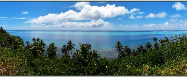 Panorama sur le lagon de Huahine - Polynésie française