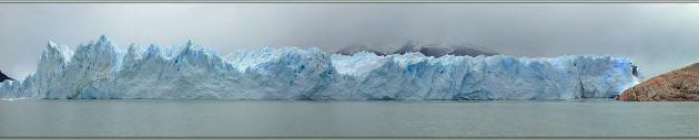 Front du Glacier Perito Moreno vu du Brazo Rico - Lago Argentino - Patagonie - Argentine