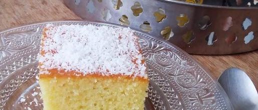 Basboussa à la noix de coco