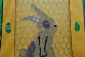 Lapin dans son clapier