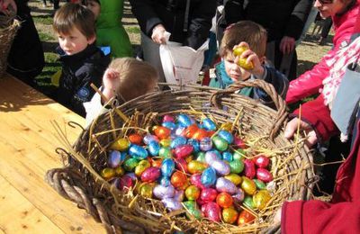 A Pâques, c'est chocolat pour les enfants