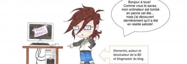 Gag: Qui a saboté l'ordinateur pour empêcher la suite de la BD?