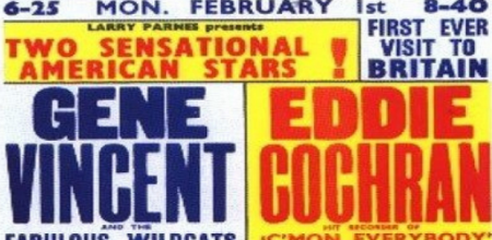eddie cochran-gene vincent GLASGOW 1960