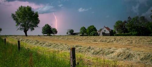 Un orage...