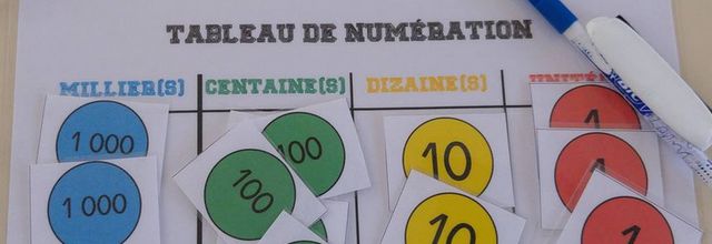 Disques-nombres et tableaux de numération
