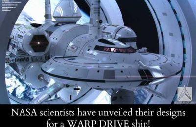 Scientifiques de la NASA ont dévoilé leurs conceptions pour un navire WARP DRIVE