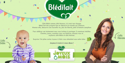 Blédina : Joyeux 6 mois !