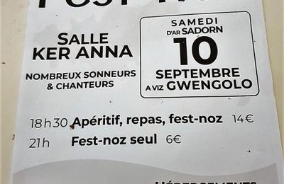 Quya à l'ïle de Batz - Samedi soirée festive - Dimanche une petite bière