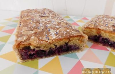 Tarte amandine au cassis