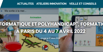 "Informatique et Polyhandicap"  (formation du TechLab)
