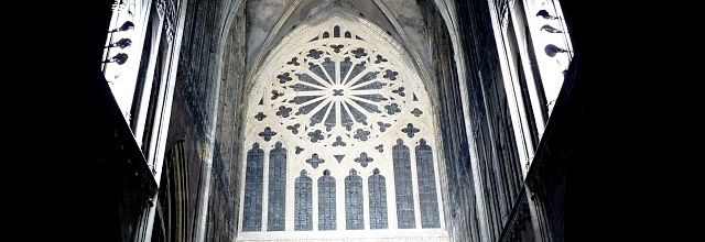 Metz / Dans la cathédrale Saint-Etienne...