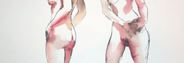 Deux nus debout