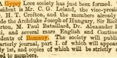The Gipsy Lore Society