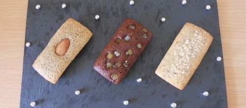 Trio financiers à la noisette ( Nature / Coco / Choco-orange )