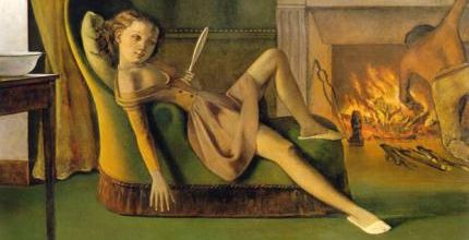 Balthus, Les Beaux jours, 1944-1946, huile sur toile, 1,48 x 2,00 m, Washington Hirschhorn Museum