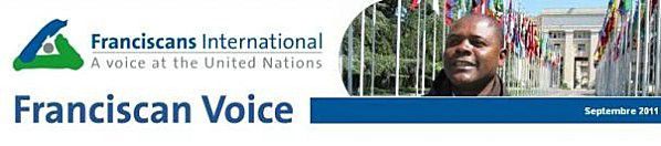 La voix franciscaine au nations unies - Septembre 2011