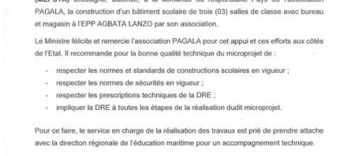 Chantier AGBATA 2023: c'est parti!