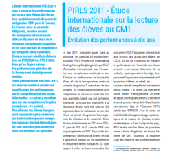 Résutats PIRLS 2011 en Lecture