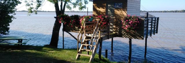 un carrelet au Roc de Thau (33)