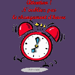 CHANGEMENT HEURE HIVER 2015