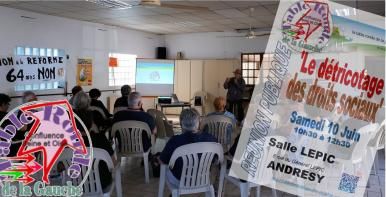 REUNION PUBLIQUE le 10 JUIN