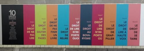 Les 10 droits du lecteur -1-