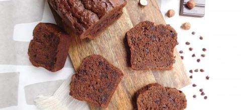 Banana bread choco' noisette