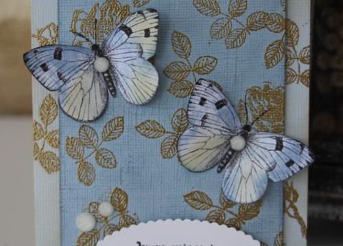 Envolée de papillons pour anniversaire
