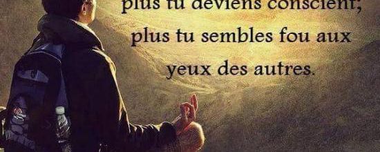 Plus tu atteins la sagesse...