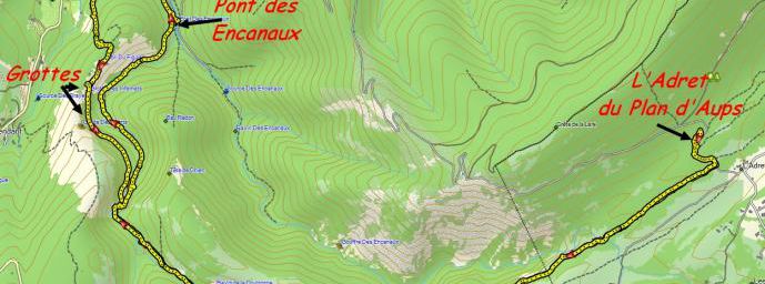 Massif de la ste Baume, le ravin de l'Infernet