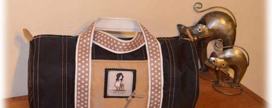 Sac Polochon Version Noir/Beige : So chic !!!